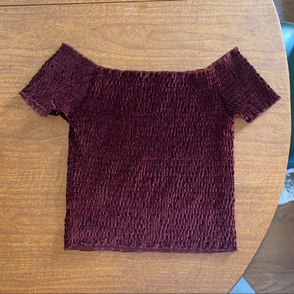 Light Before Dark (UO) Fitted Top Off the Shoulder - Picture 2 of 5